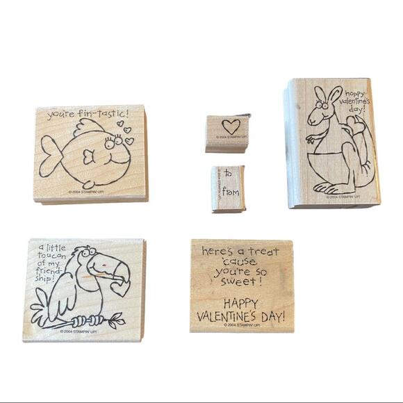 Stampin’ Up Toucan Of My Love Set of 6 Stamps - Picture 1 of 2